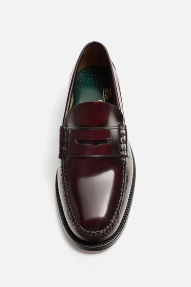 CASTELLANO 1920 ® X ZARA MEN'S LOAFERS - Burgundy Red by Zara - Image 4