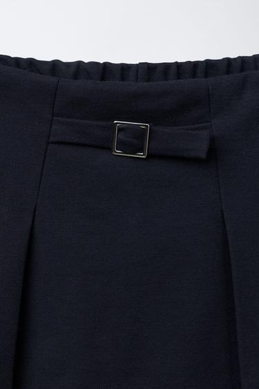 BUCKLE BERMUDA SKORT - Navy blue by Zara - Image 2