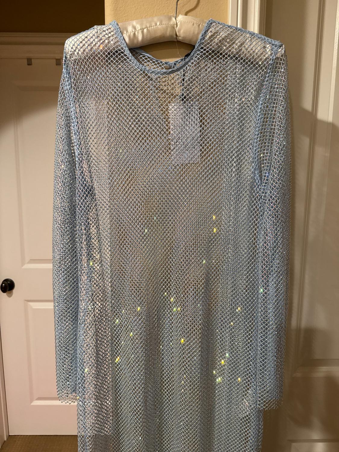 RHINESTONE MESH DRESS - Image 2