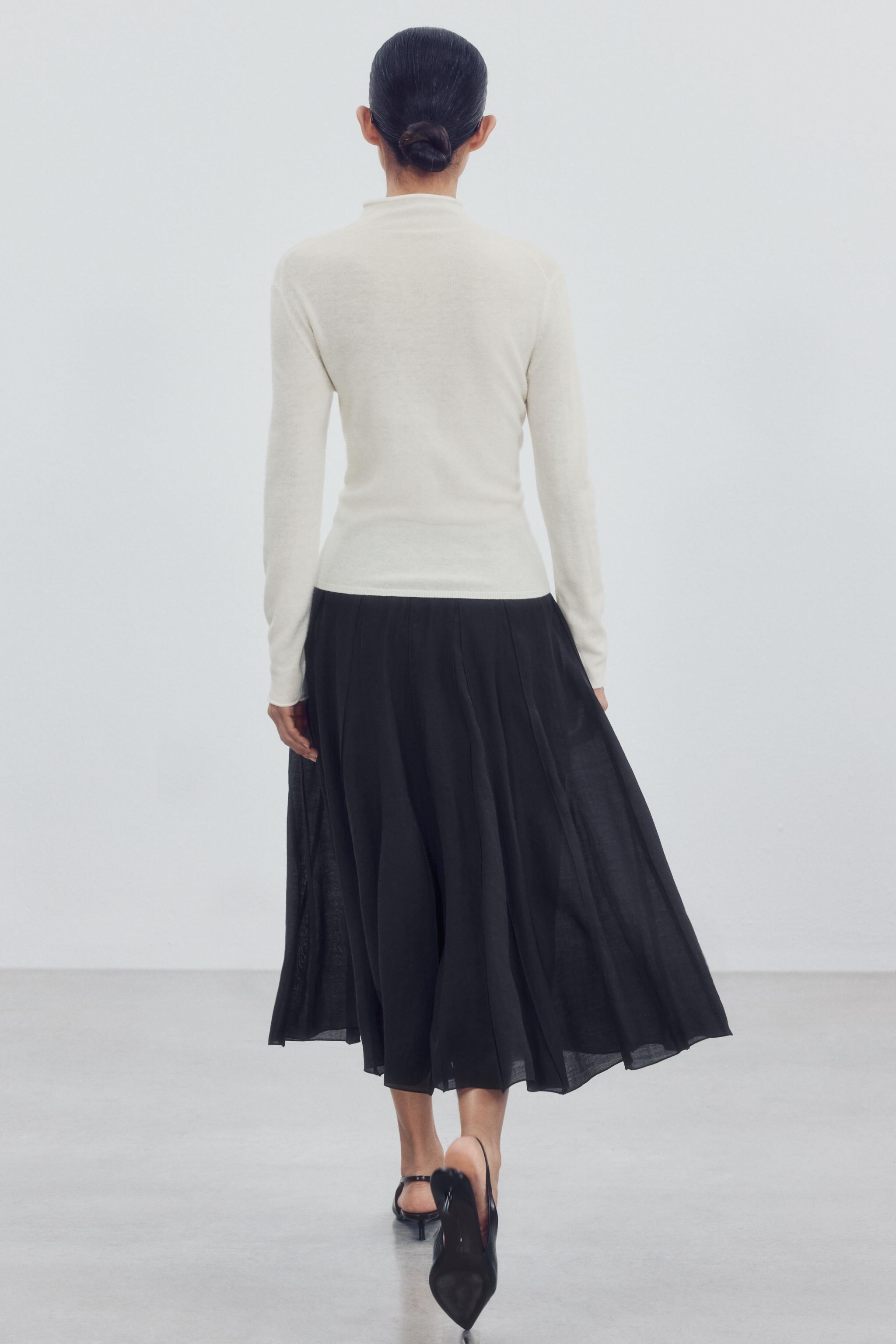 ZW COLLECTION FLOWY COMBINED SKIRT