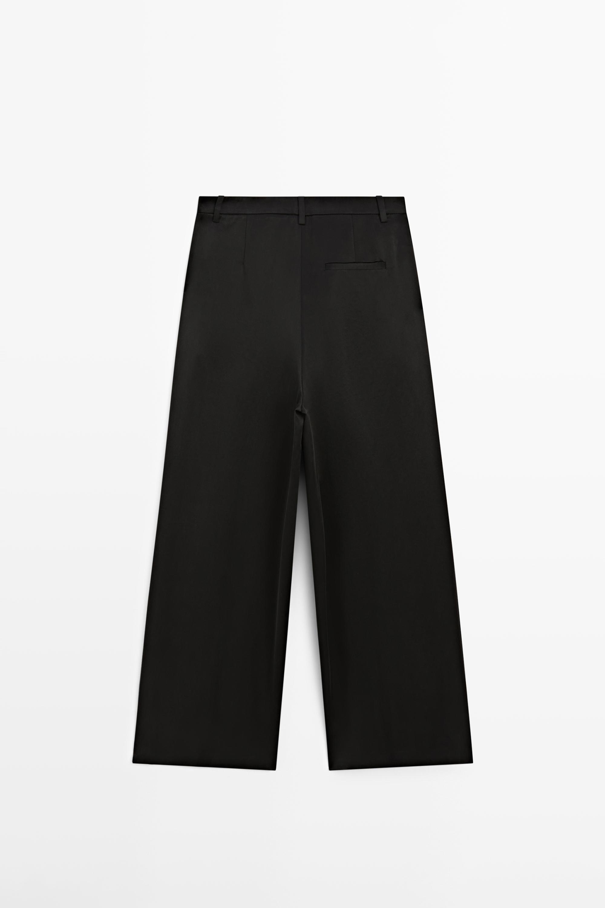 Pantalon fluide plissé