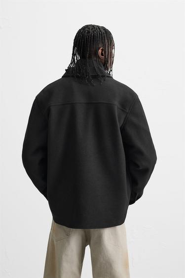 SURCHEMISE AVEC POCHES - Noir de Zara - Image 2