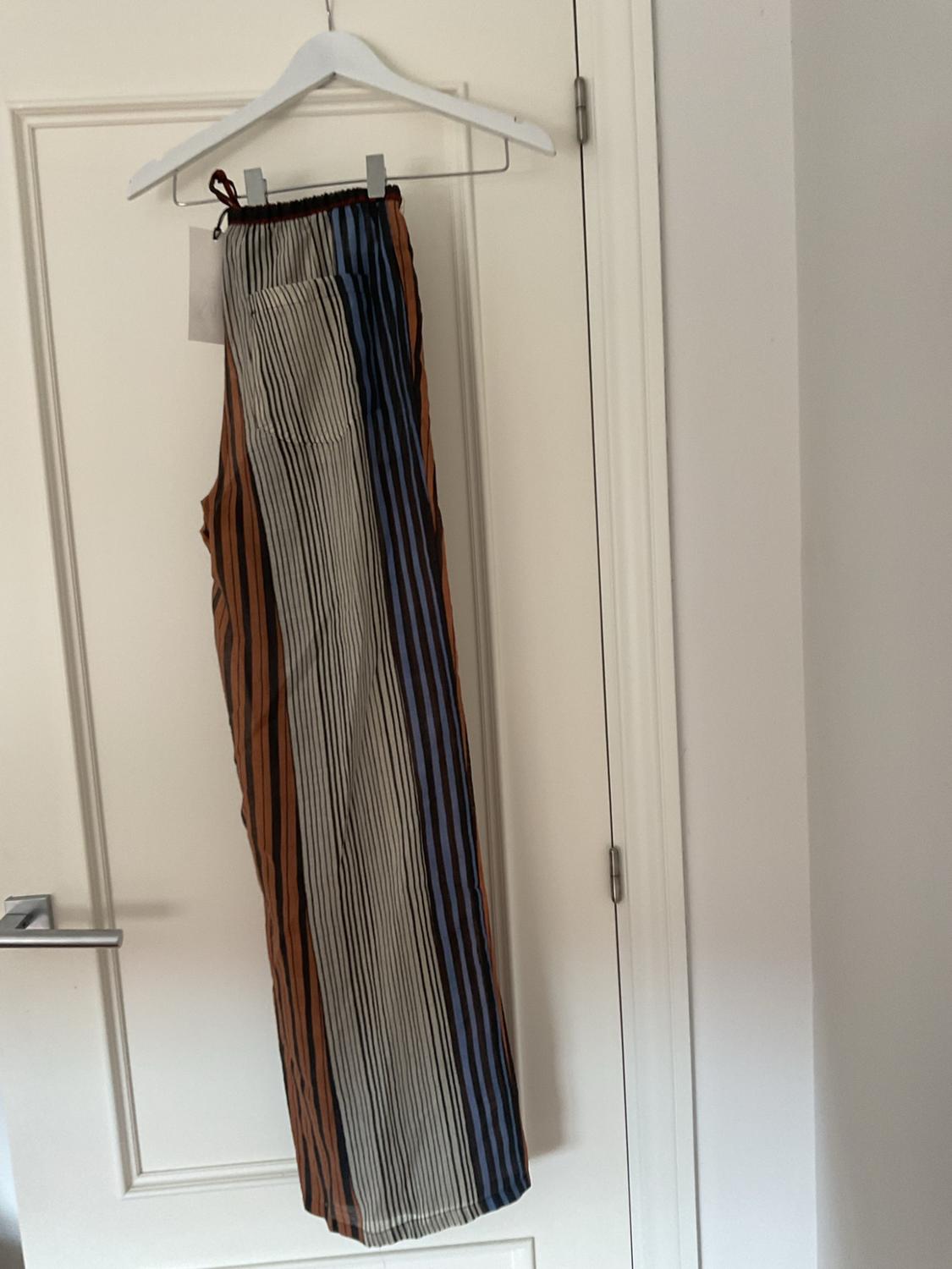 ZW COLLECTION STRIPED PYJAMA-STYLE TROUSERS - Image 4