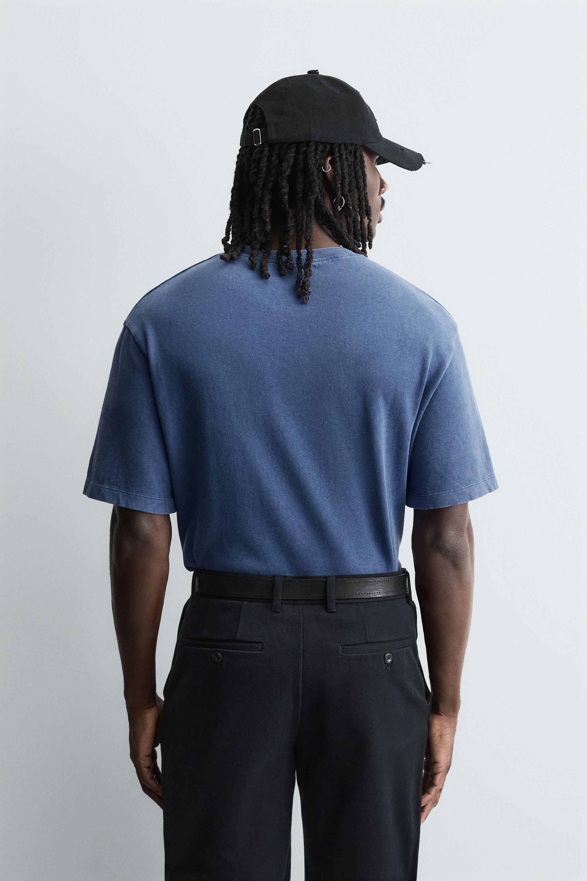 T-SHIRT EN MAILLE COUPE BOXY