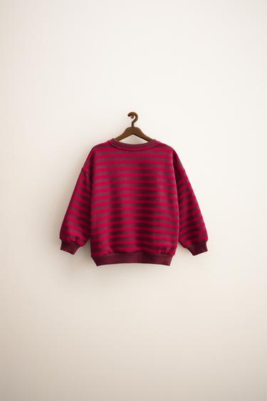 ZARA TIMELESS - STRIPED SWEATSHIRT - Chocolate by Zara - Image 1