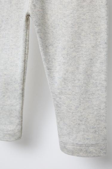 LEGGING POINTELLE - Gris chiné de Zara - Image 3