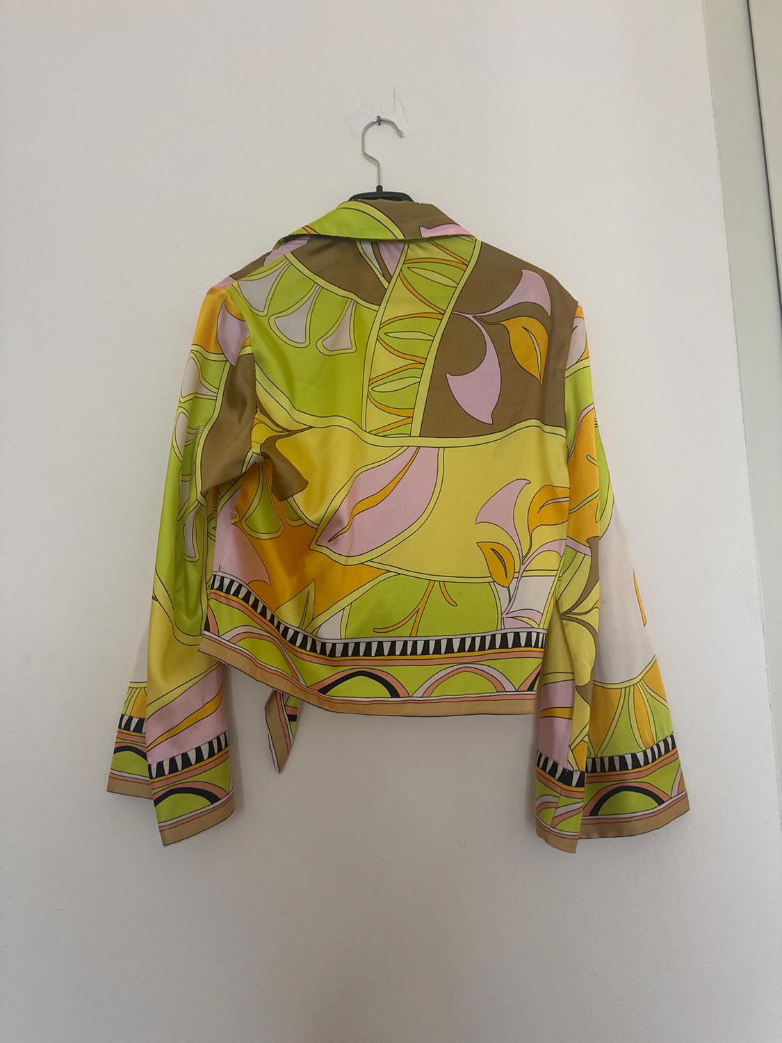 PRINTED SHIRT WITH BOW - Image 2