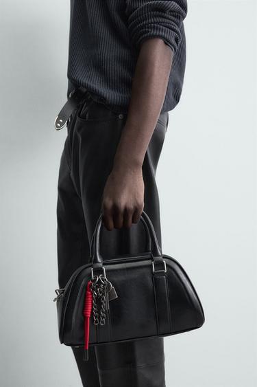 CHARM HANDBAG - Black by Zara - Image 0