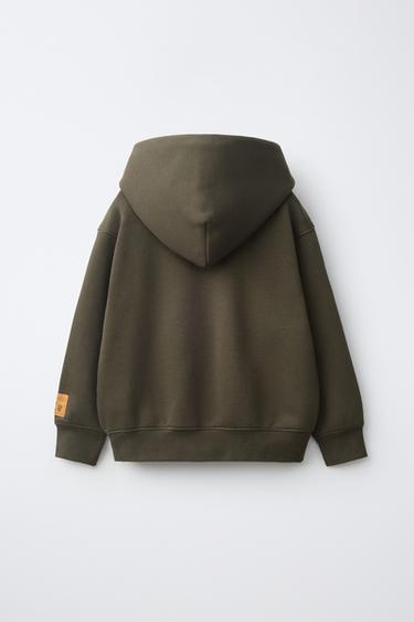 VARSITY TEXT HOODIE — Mid-green 2