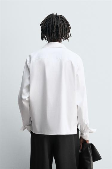 FLOWING SHIRT WITH BOW - Oyster-white by Zara - Image 2
