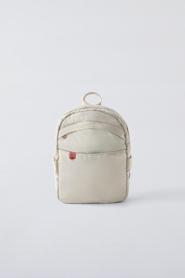 MONOCHROME BACKPACK - Ecru White by Zara