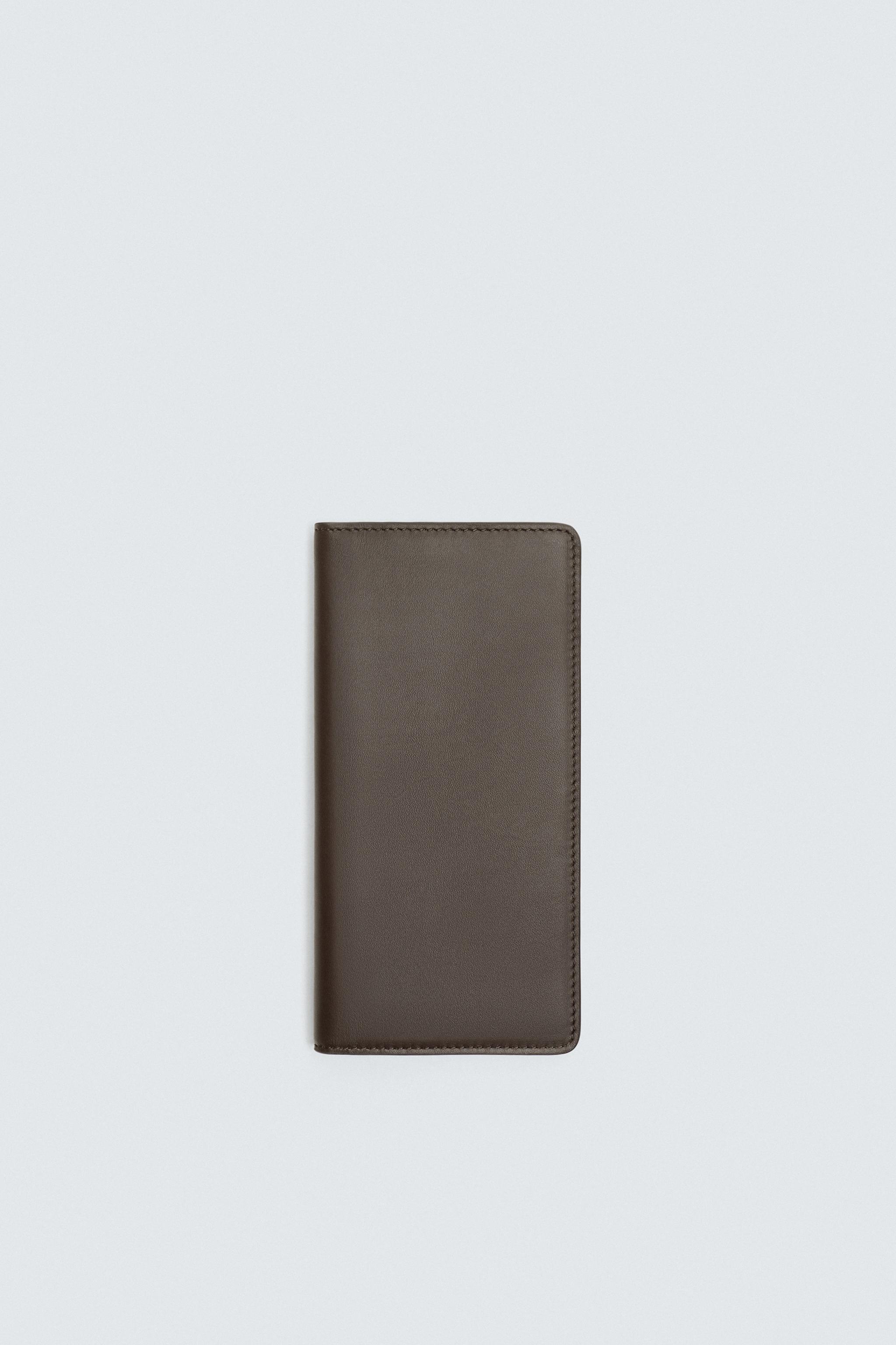 NAPPA LEATHER XL WALLET - Brown | ZARA United States