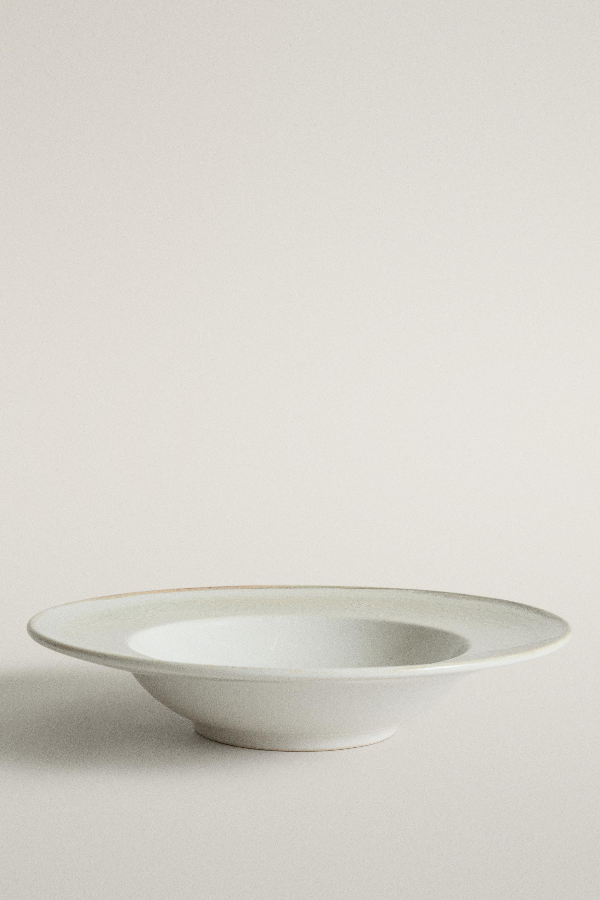STONEWARE PASTA PLATE