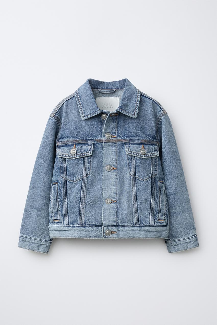 BASIC DENIM JACKET - Blue | ZARA United States