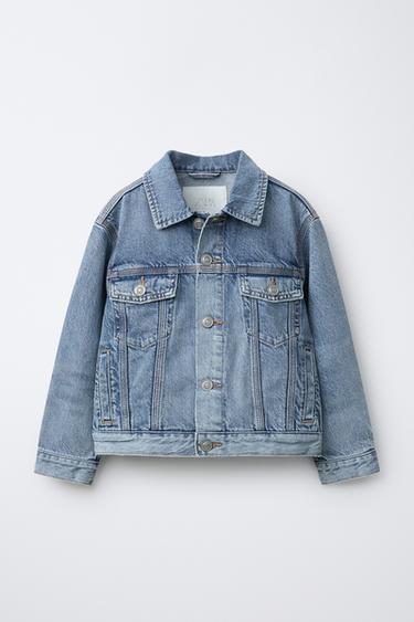 БАЗОВАЯ ДЖИНСОВАЯ КУРТКА — СИНИЙ от Zara