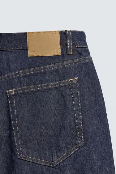 JEAN COUPE DROITE LONGUEUR CHEVILLE SELVEDGE - Bleu de Zara - Image 9