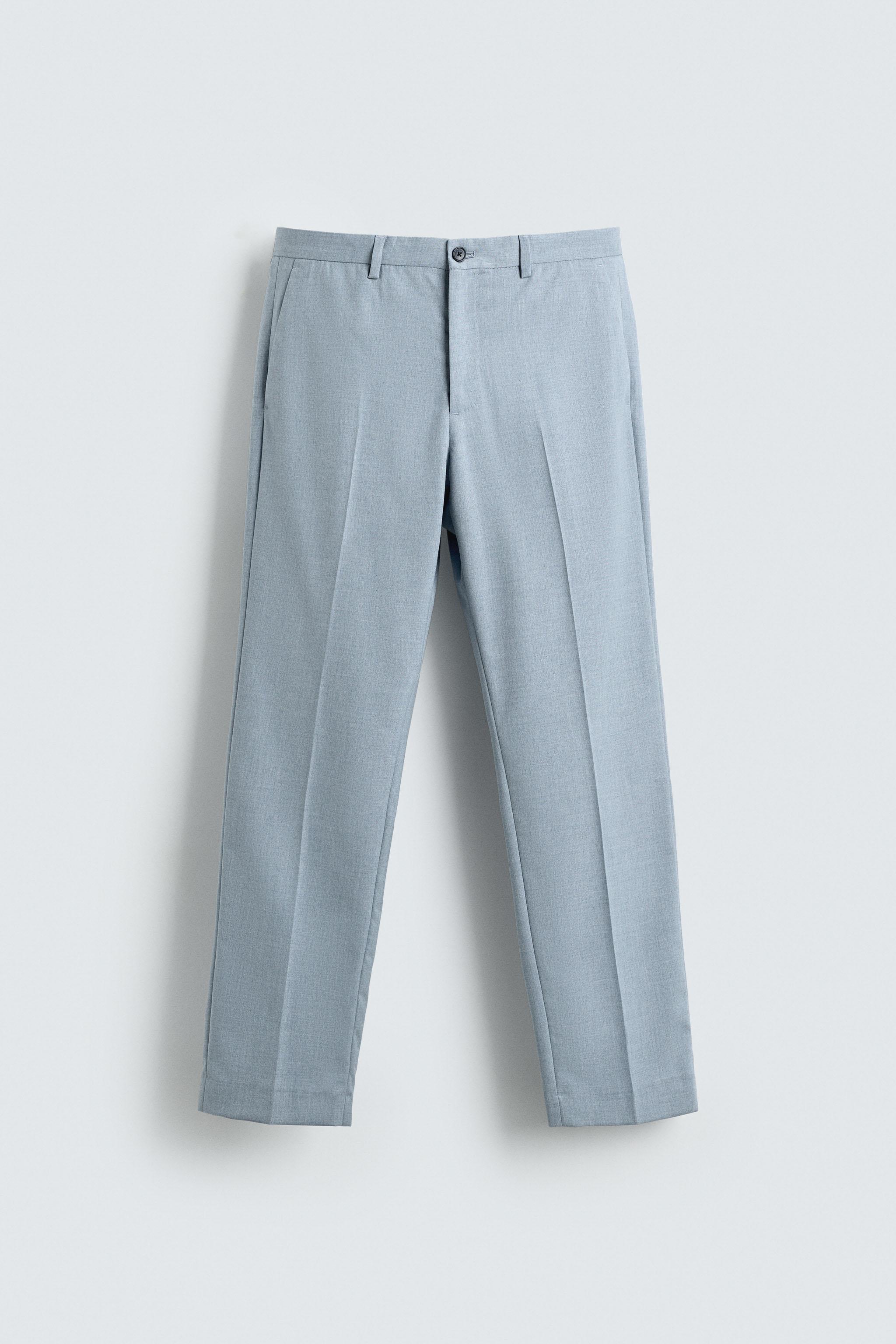 SLIM FIT スーツパンツ - 空色 | ZARA Japan / 日本