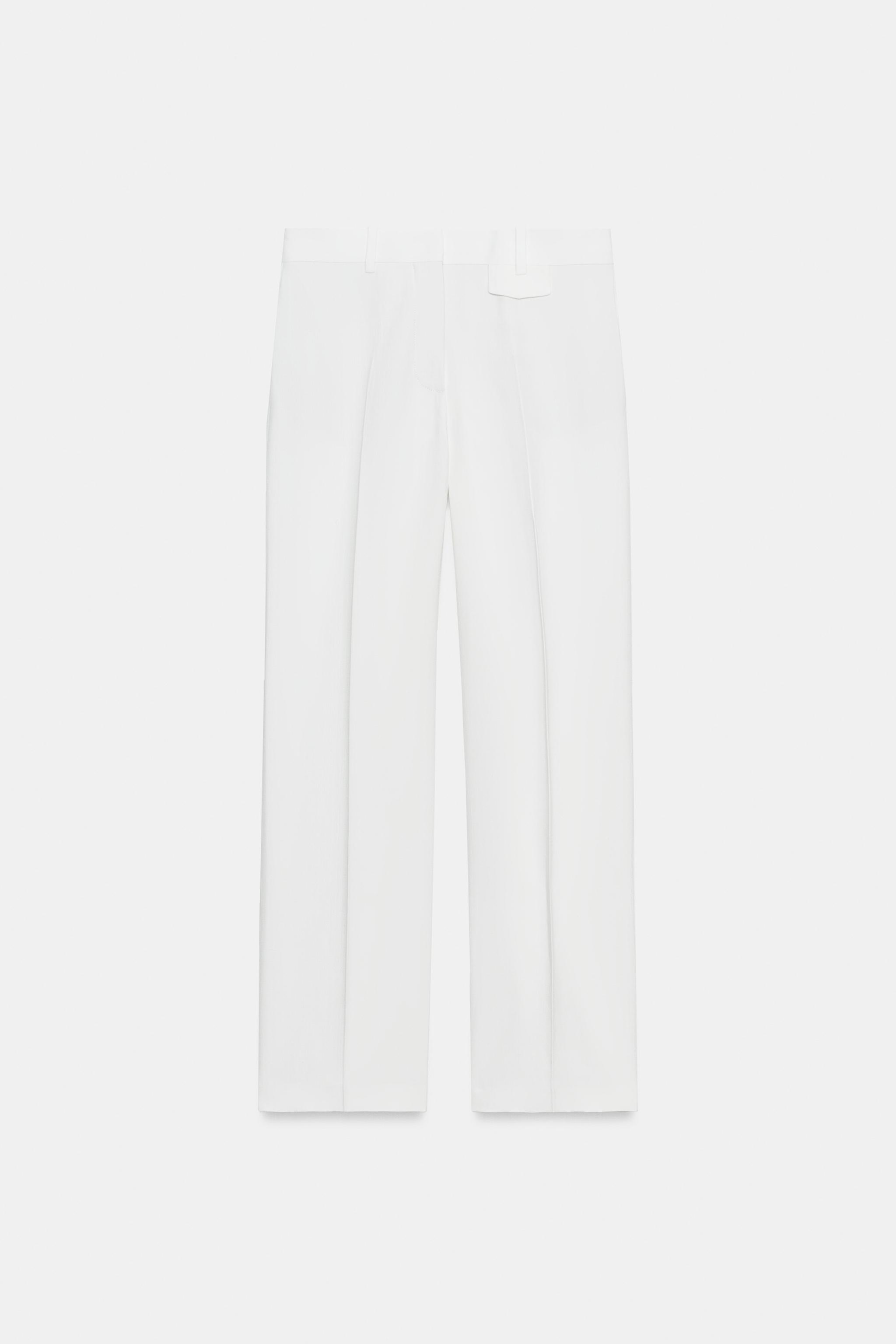 Zara ZW COLLECTION STRAIGHT FIT PANTOLON görsel 4