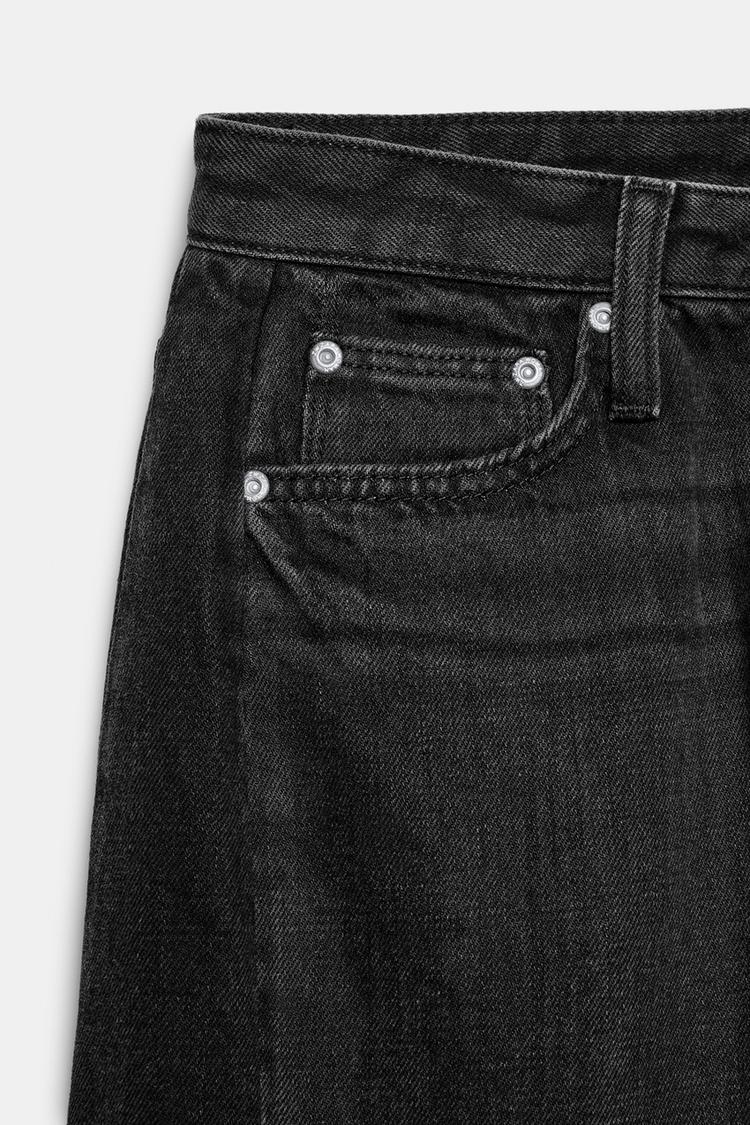 Jeans ZW Collection de tiro medio y corte relajado hasta el tobillo 6