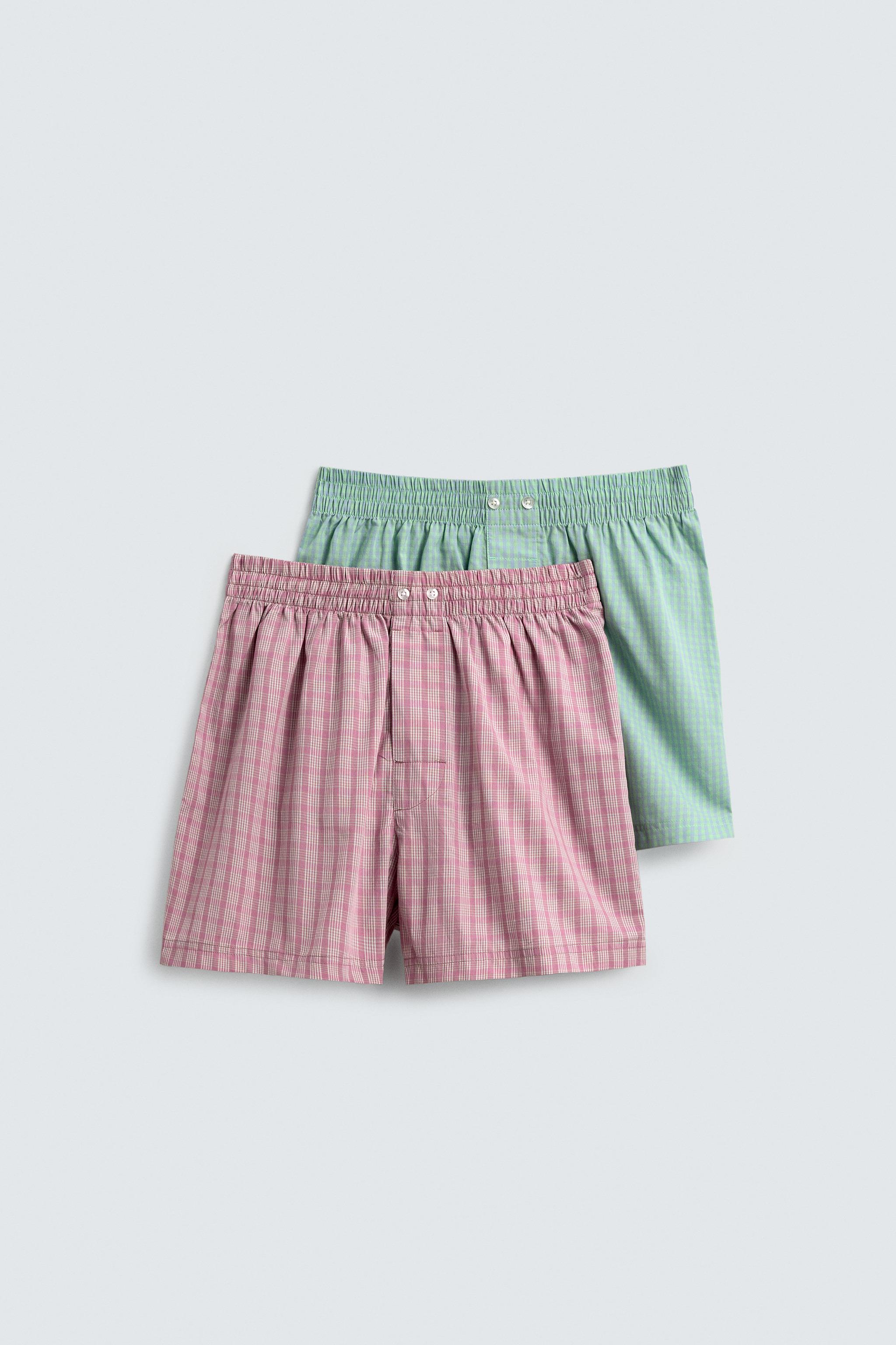 PACK DE 2 BOXERS EN POPELINE COMBINÉE