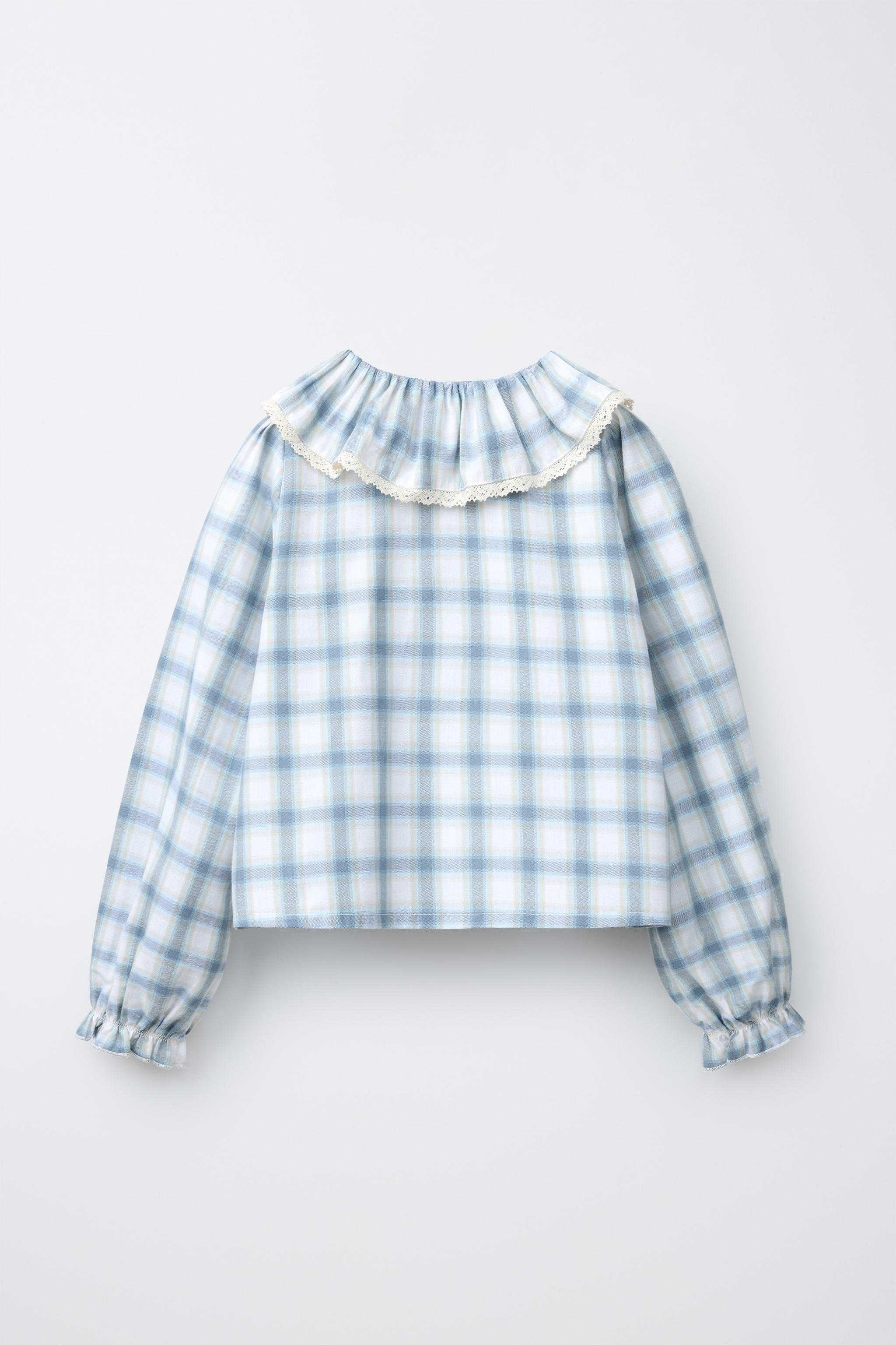 CHEMISE CARREAUX ENCAJE