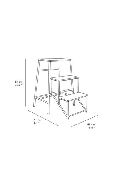 TABOURET ESCALIER TROIS MARCHES - Beige clair de Zara - Image 6
