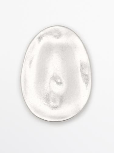 Zara Almond brooch - Silver - Image 0