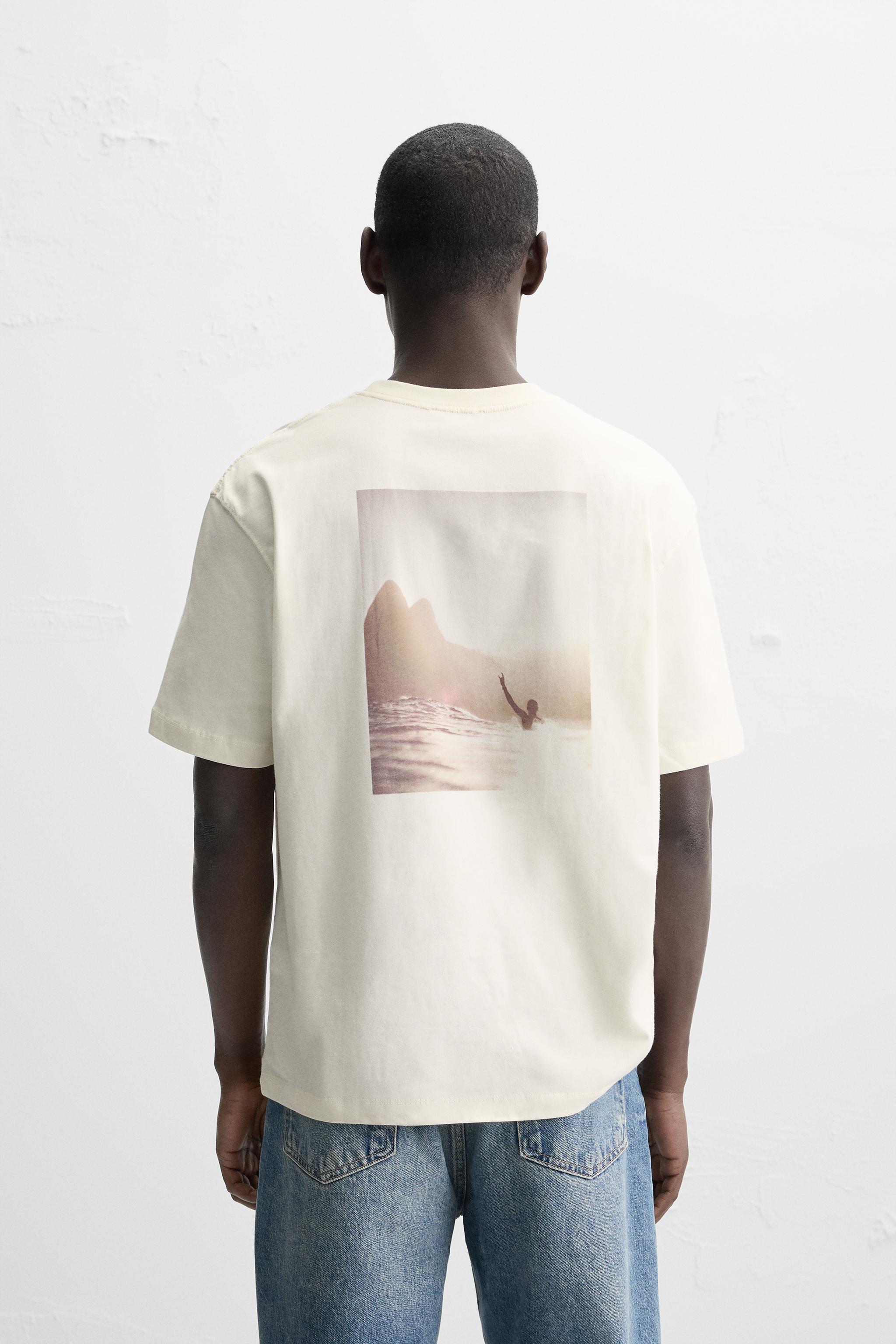 RAFAEL MOURA PHOTO T-SHIRT - Ecru | ZARA United States