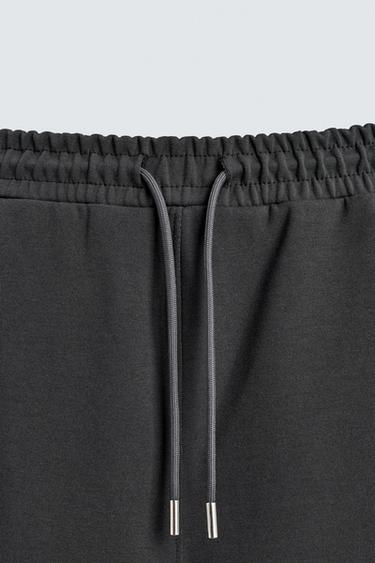 INTERLOCK CARGO JOGGING TROUSERS - Mid-grey by Zara - Image 8