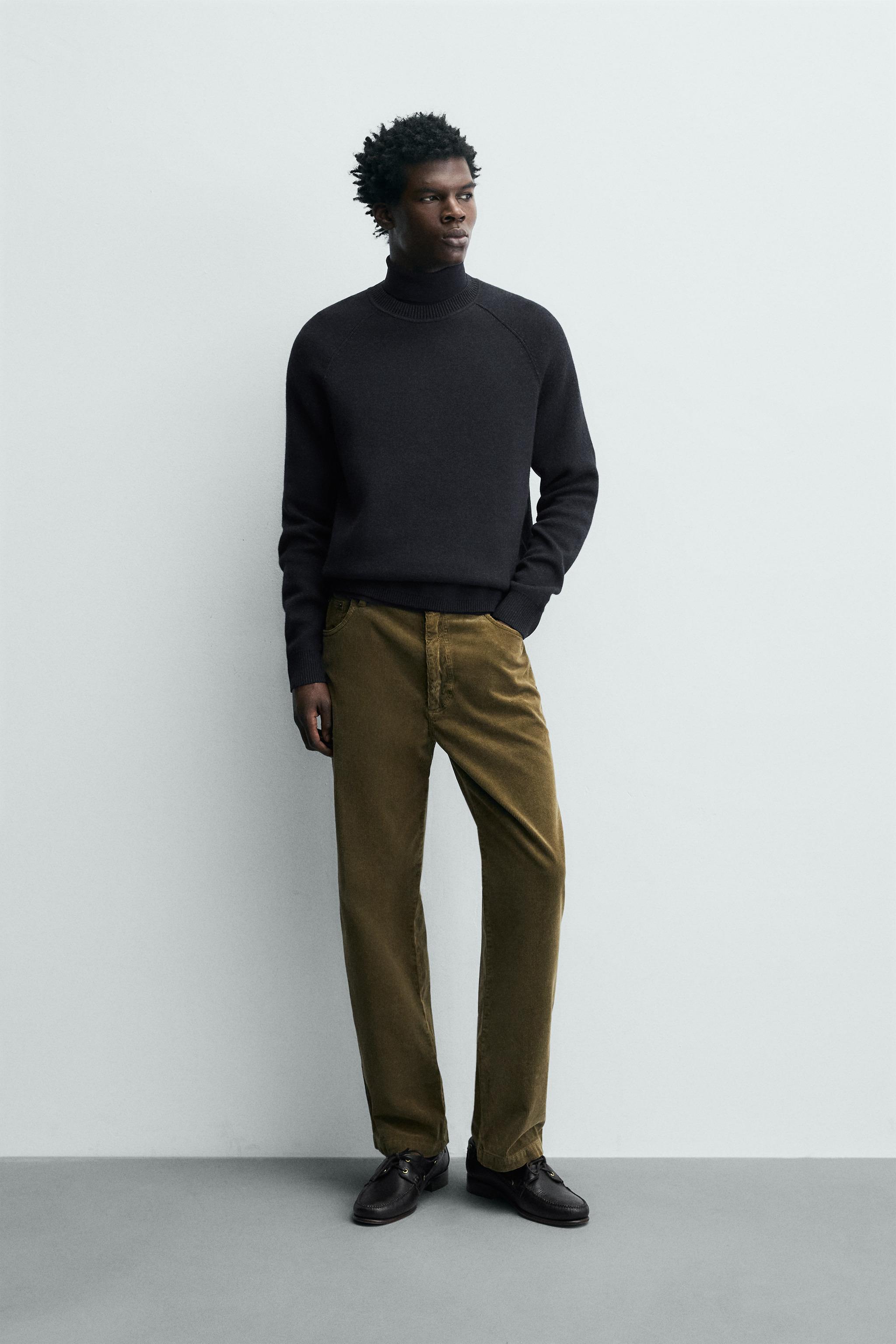 TEXTURED JUMPER WITH WOOL - Blue | ZARA Canada