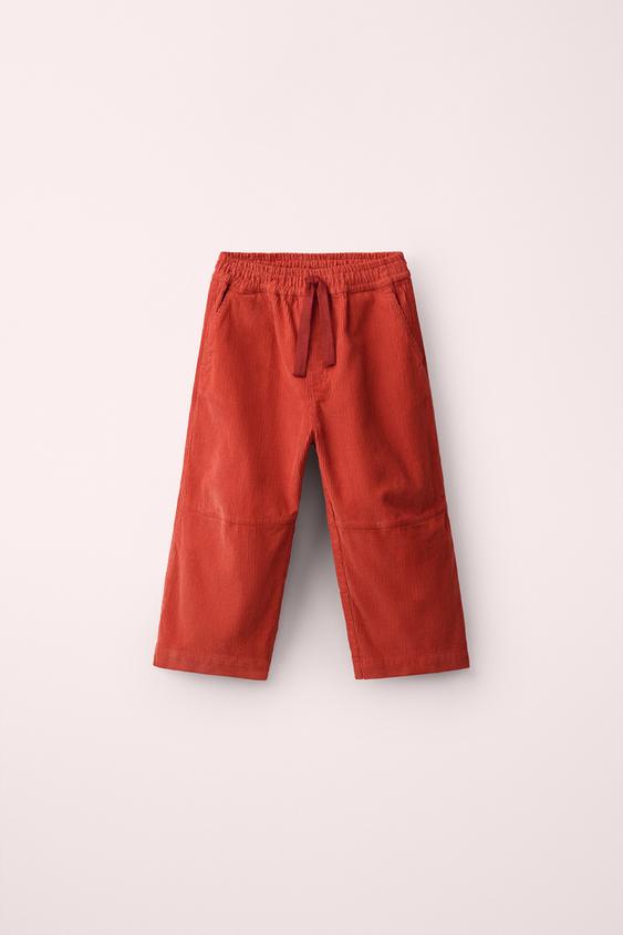 CREATED BY CARAMEL LONDON X ZARA コーデュロイ パンツオレンジ色0ZaraのCREATED BY CARAMEL LONDON X ZARA コーデュロイ パンツ - オレンジ色 - 画像 0