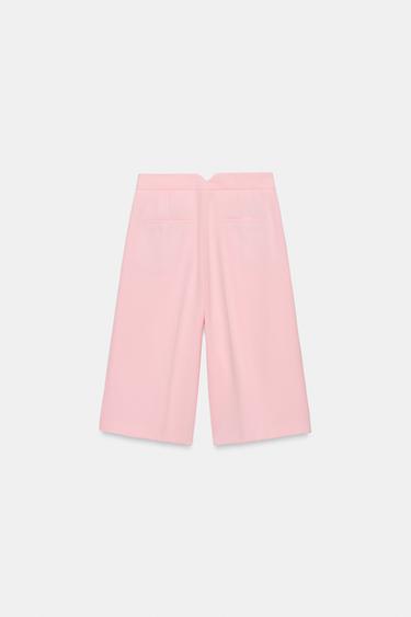 HIGH-WAIST BERMUDA SHORTS WITH DARTS - Pink by Zara - Image 2