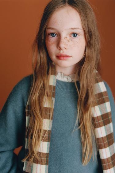 STRIBET SKJORTE MED FLÆSER BENSIMON ® X ZARA - lys brændt fra Zara