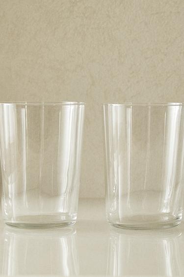 Zara SET OF TALL GLASS TUMBLERS (SET OF 4) - 