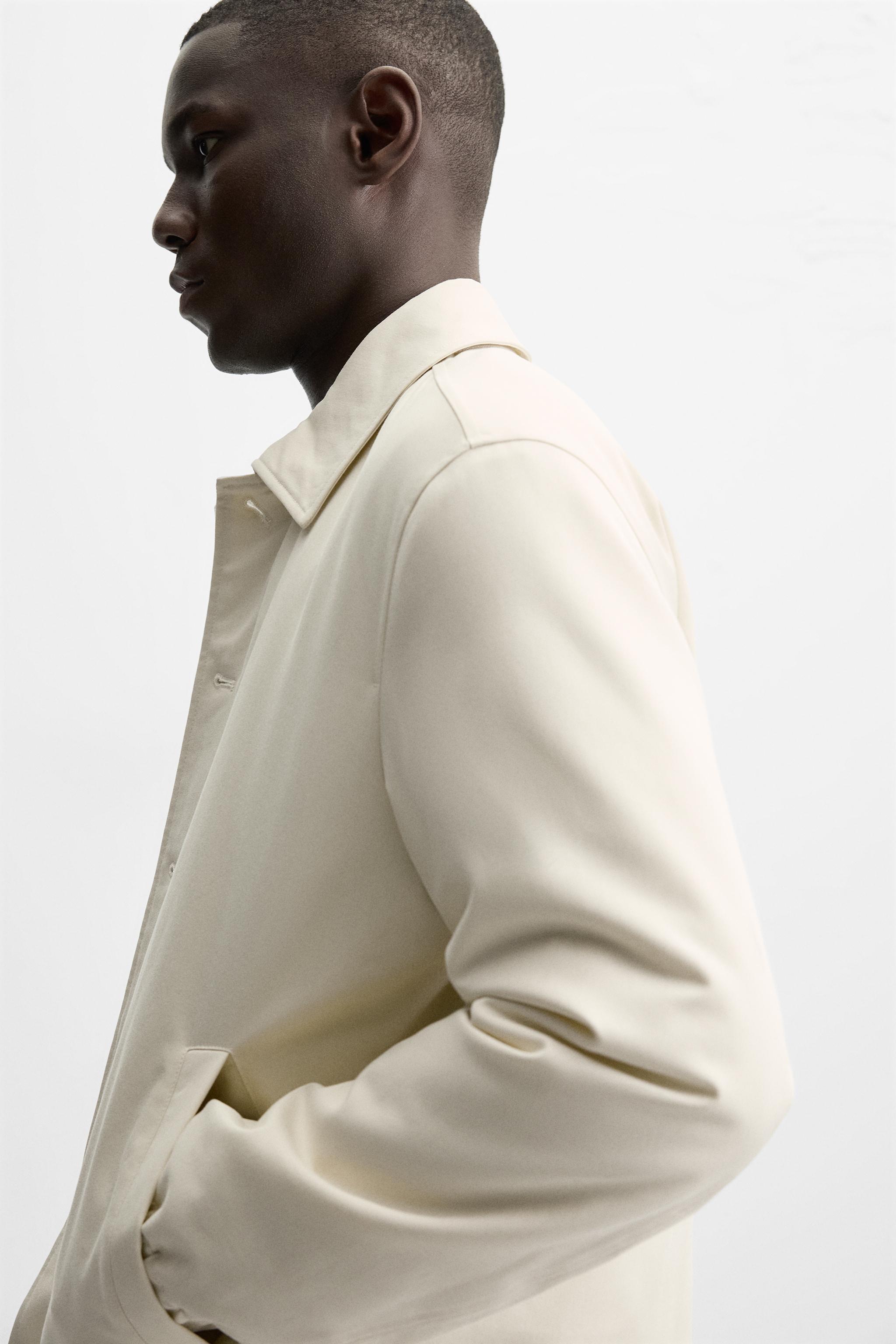 ビスコース混紡ジャケット - オフホワイト | ZARA Japan / 日本