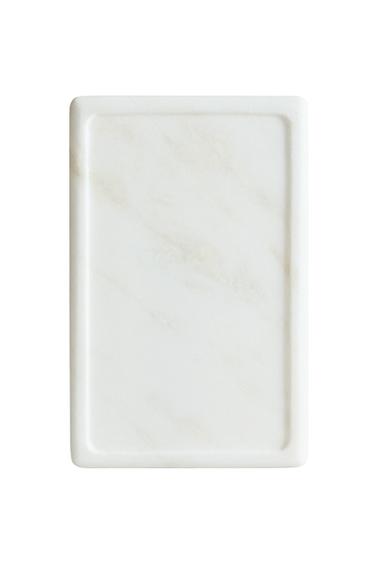 WHITE MARBLE BATHROOM TRAY - white by Zara