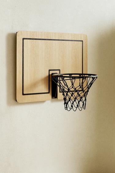 WOODEN WALL BASKETBALL HOOP - Brown by Zara - Image 6