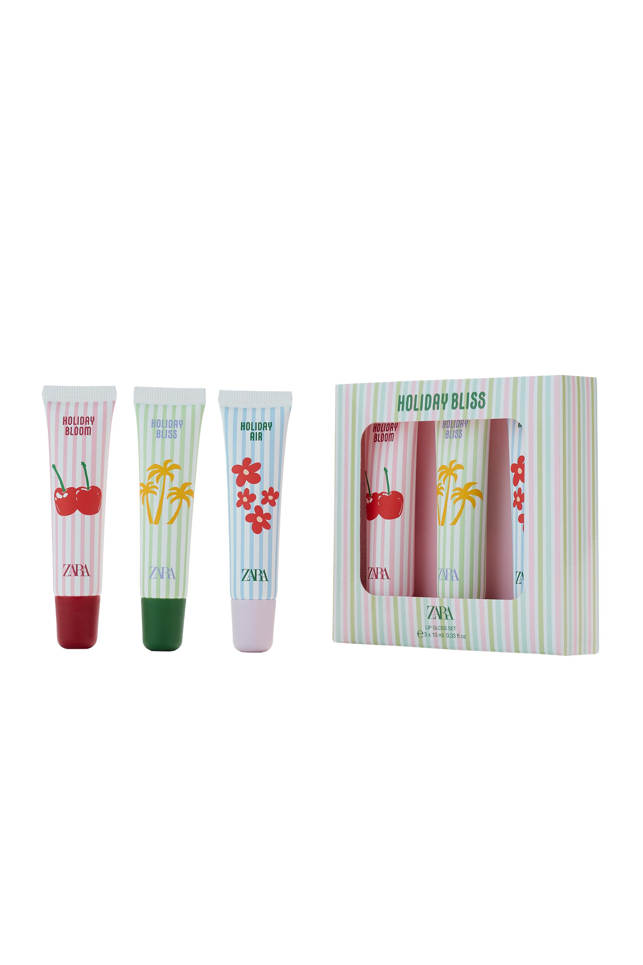 HOLIDAY BLISS LIP GLOSS SET 3 X 10 ML