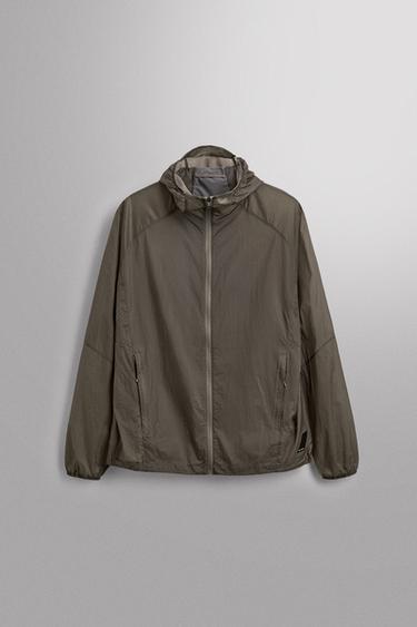 Zara RUNNING WINDPROOF JACKET - Gray