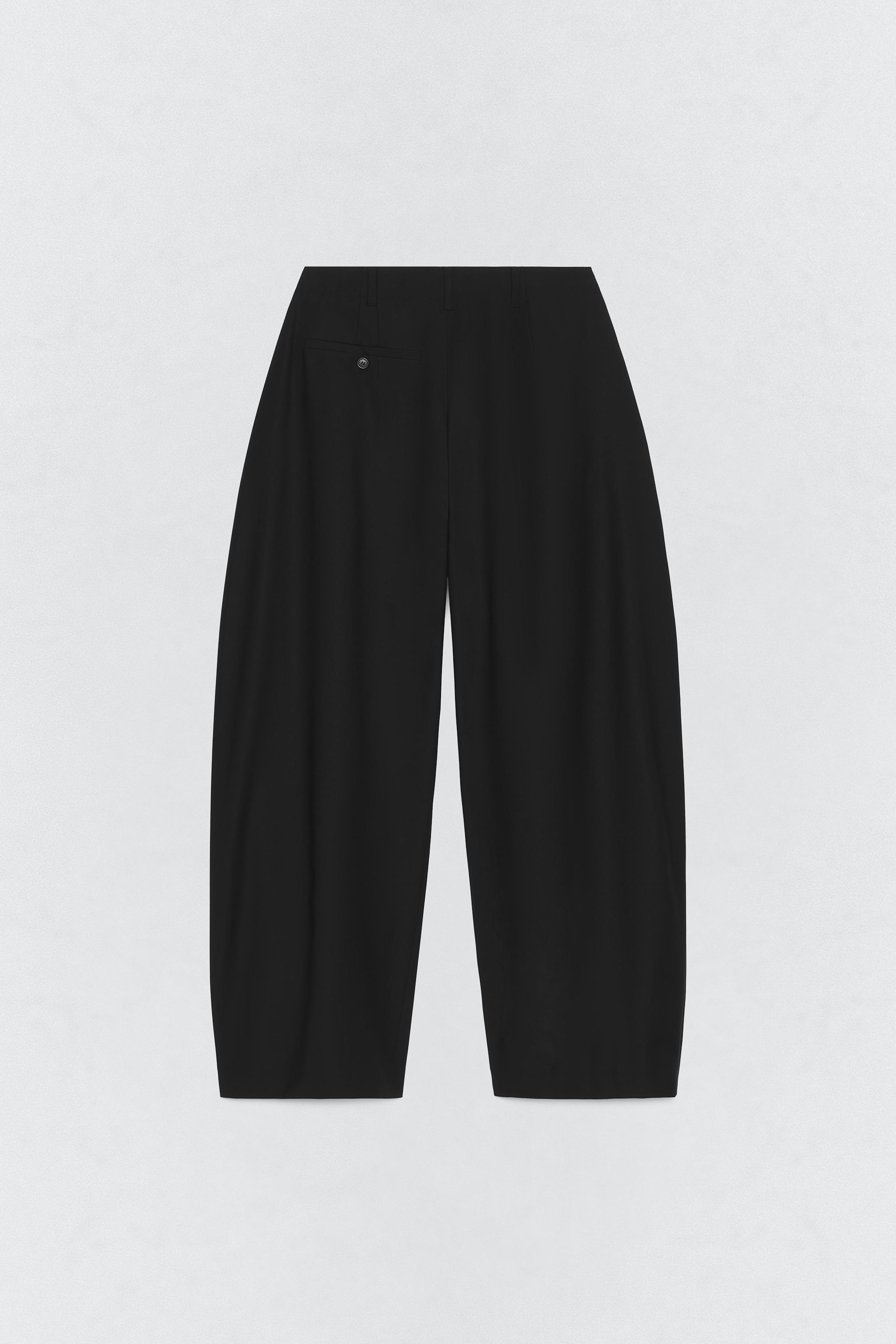 ウールダーツパンツ SOSHIOTSUKI X ZARA - ブラック | ZARA Japan / 日本