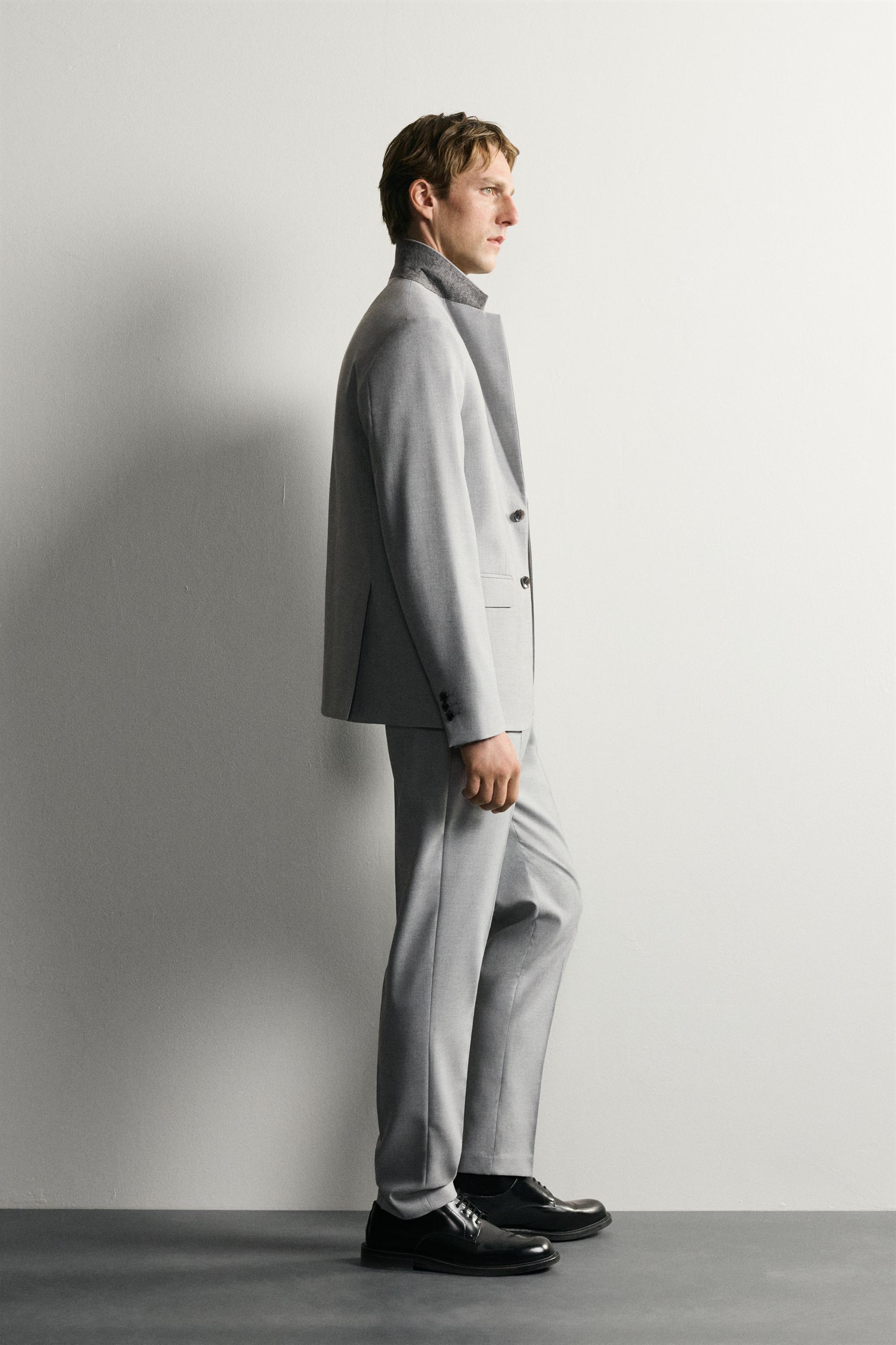 SLIM FIT SUIT PANTS