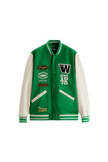 COMBINATION PATCHES BOMBER JACKET