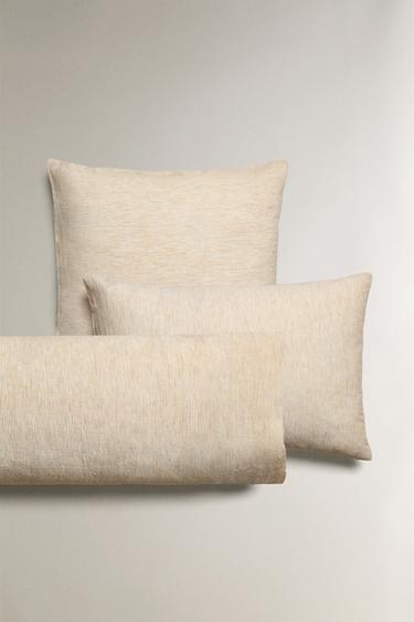 TEXTURED STRIPED PILLOWCASE - Oyster-white by Zara - Image 0