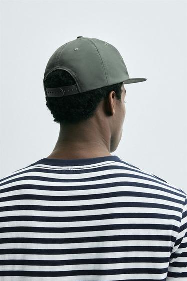 EMBROIDERED FLAT PEAK CAP - Khaki by Zara - Image 2