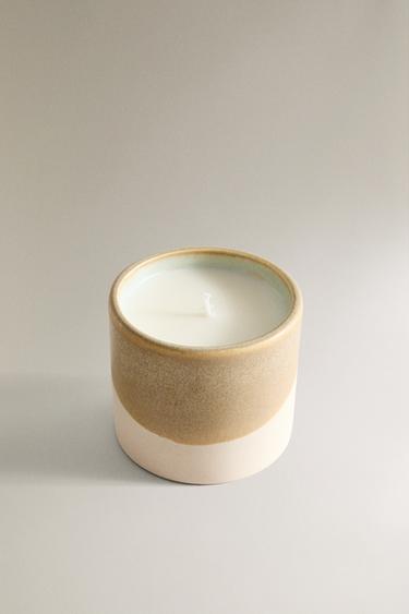 (150 G) CORFU DREAMS SCENTED CANDLE - Light blue by Zara - Image 1
