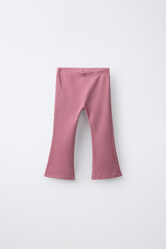 LEGGING RIB FLARE - Morado de Zara - Imagen 0