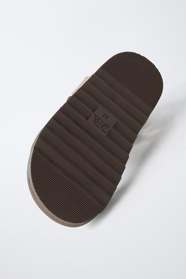 LEATHER TECHNICAL SANDALS - Sand Brown by Zara - Image 6