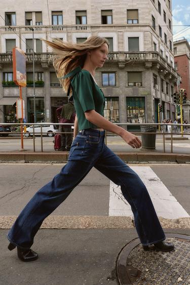 CARDIGAN WITH SHOULDER TIES - Green by Zara