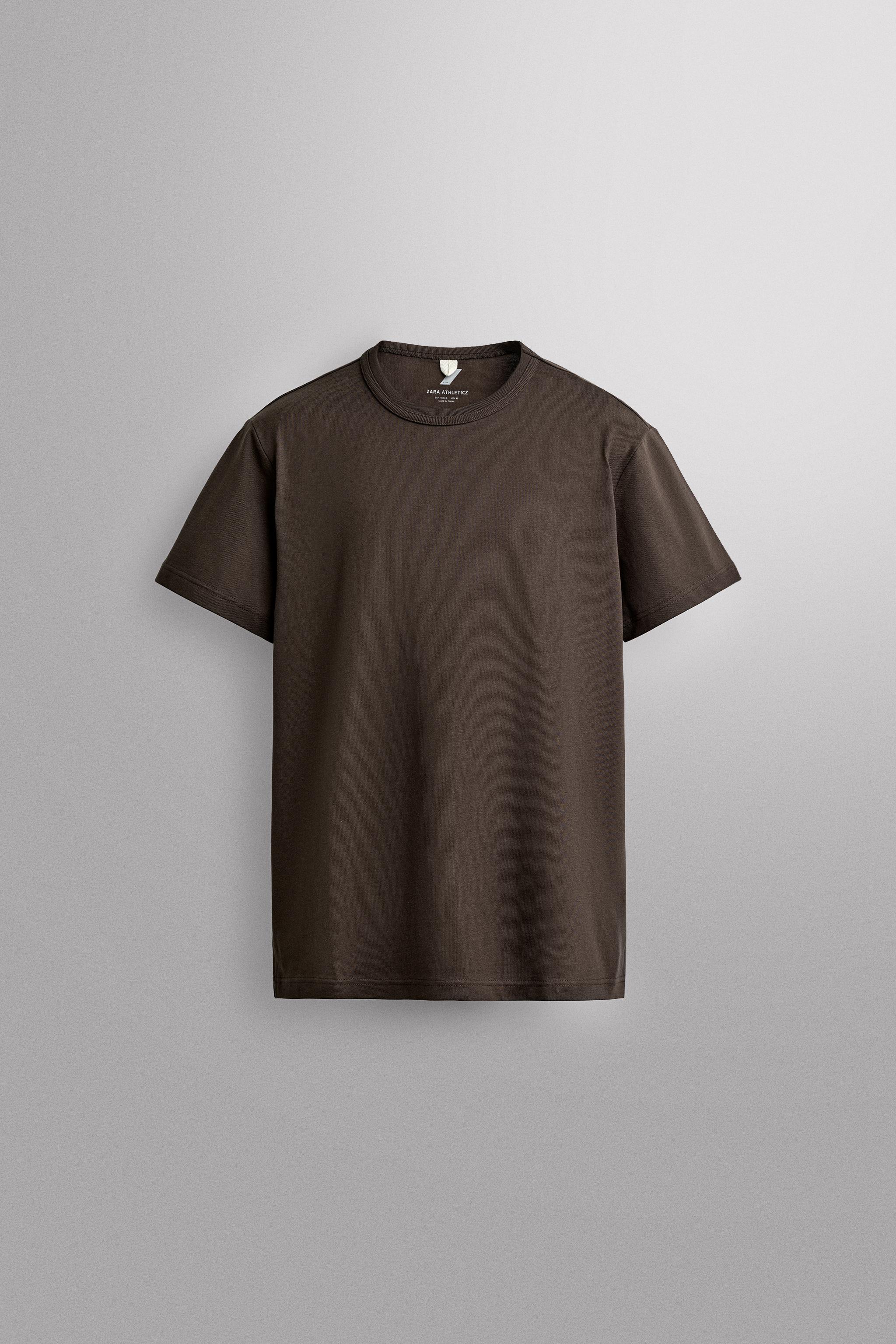 RELAXED FIT HEAVYWEIGHT T-SHIRT — Brown