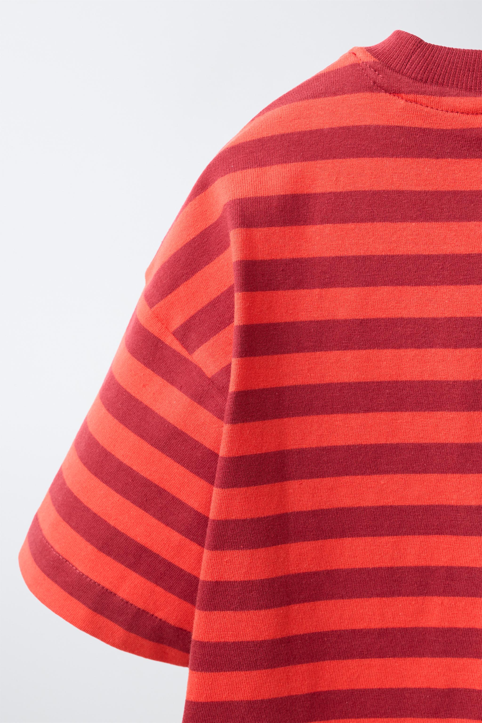 Детские футболки Zara NIRVANA ® PRINT STRIPED T-SHIRT — фото 4